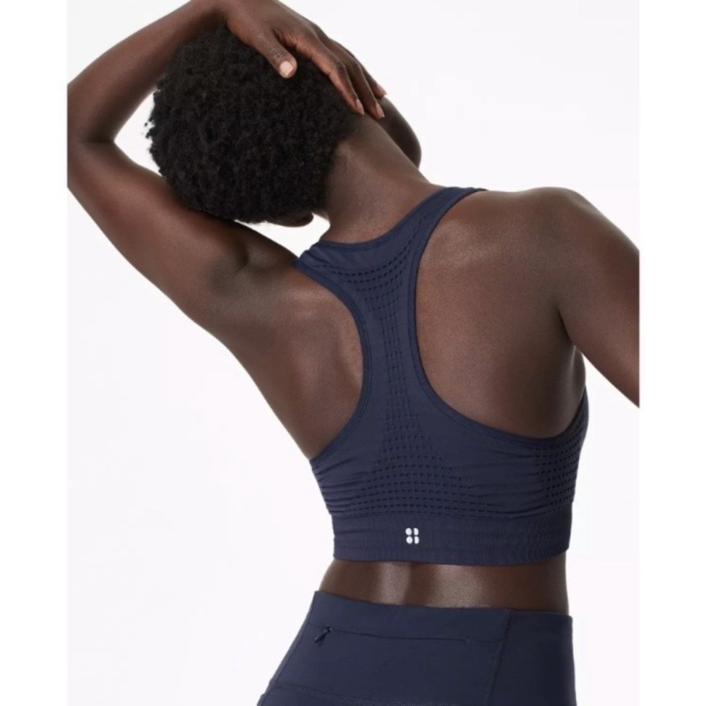Sweaty Betty Stamina Bra Small blue gray Green size M spot bra